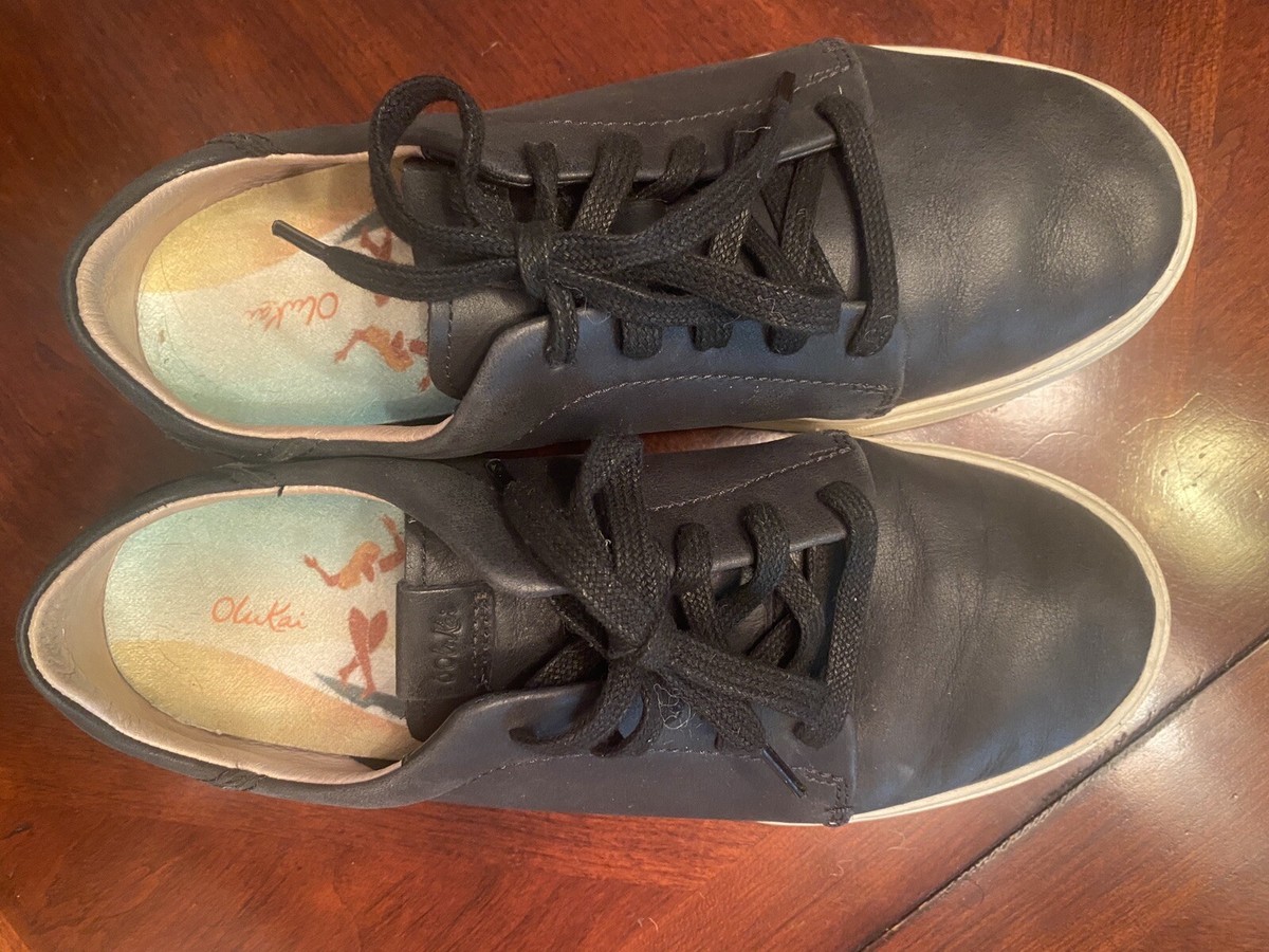 OLUKAI Pehuea Li ILI OluKai Pehuea Li 'ILI Women's Leather Sneaker