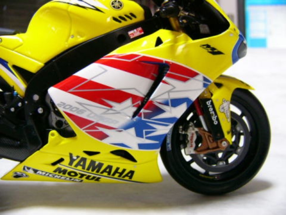 Museum Collection 1/12 Yamaha YZR-M1 '06 Laguna Seca GP Decal for