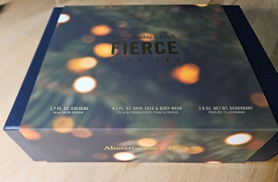 Abercrombie and Fitch A&F Fierce Gift set-Cologne, Body wash