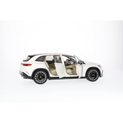 Mercedes-Benz EQS SUV AMG Line X296 Diamond White Bright Diecast