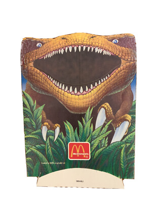 McDonalds Jurassic Park Fry Boxes-1993. Set of 2 Rare | eBay