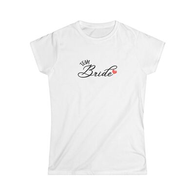''Team Bride'' Bachelorette Women's Softstyle Tee