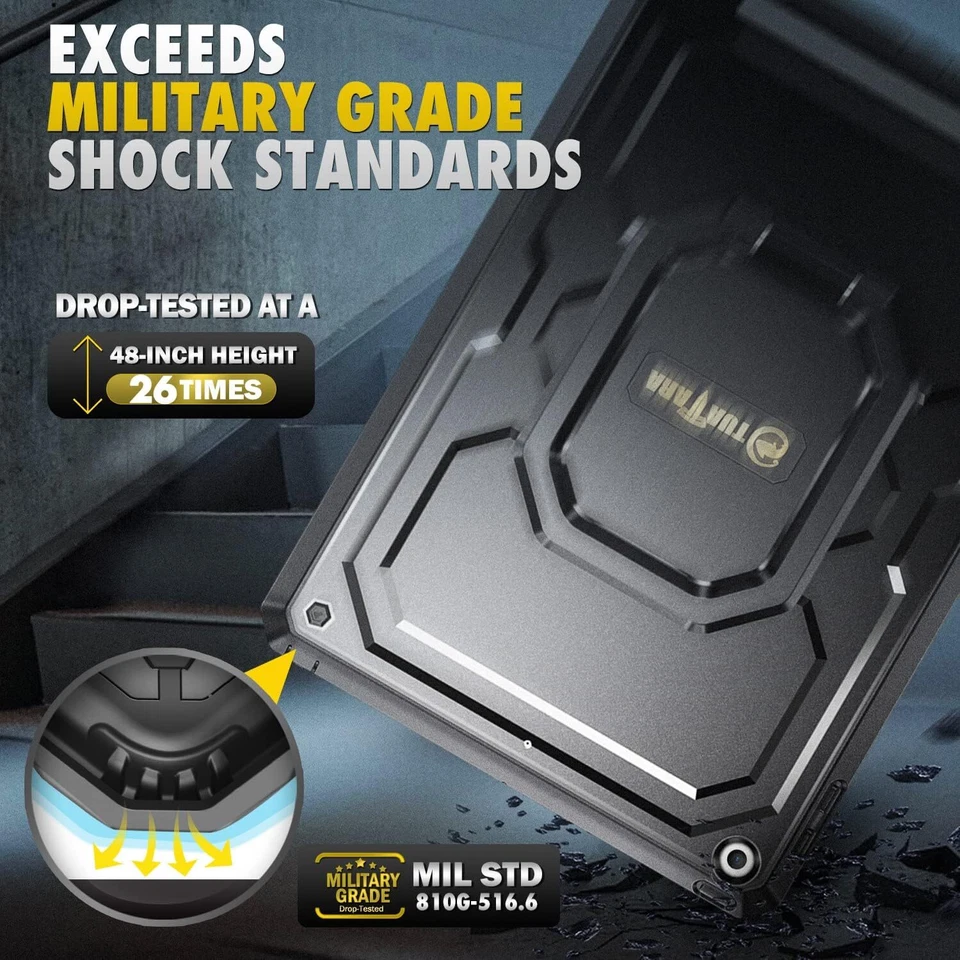 Case For iPad 9th Gen 2021 10.2'' /iPad 8th 7th 360 Degree Rotating Rugged Case - Image 3 of 4