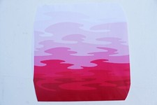 Beatles Sgt PEPPER LP Red & Pink Clouds INNER...