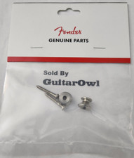 Fender Guitar Bass Vintage Style Strap Buttons Nickel 0994915000 FREE SHIPPING