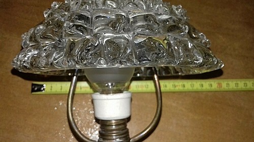 Small Vintage Table Lamp 1960s Style Barovier Rostrato Old Table Lamp - Picture 9 of 9