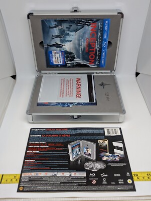 Inception Blu-Ray Briefcase Limited Edition Blu-Ray + DVD *clean*