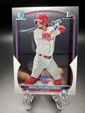 2023 Bowman Chrome Prospect #BCP-89 Nikau Pouaka-Grego 1st Phillies 
