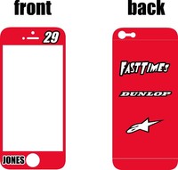 I-phone Sticker Kit By Fast Times (red) Clean Series I-phone Sticker Kit By Fast Times (red) Clean Series