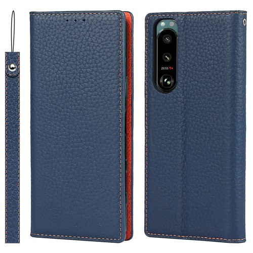 For Sony Xperia 1 VII/5/10/V/IV Genuine Leather UltraSlim Flip Wallet Case Cover - 第 18/18 張圖片