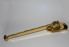 Klapphaken Kleiderlüfter Haken Garderobe Messing poliert Haken Lüfter Ampelhaken