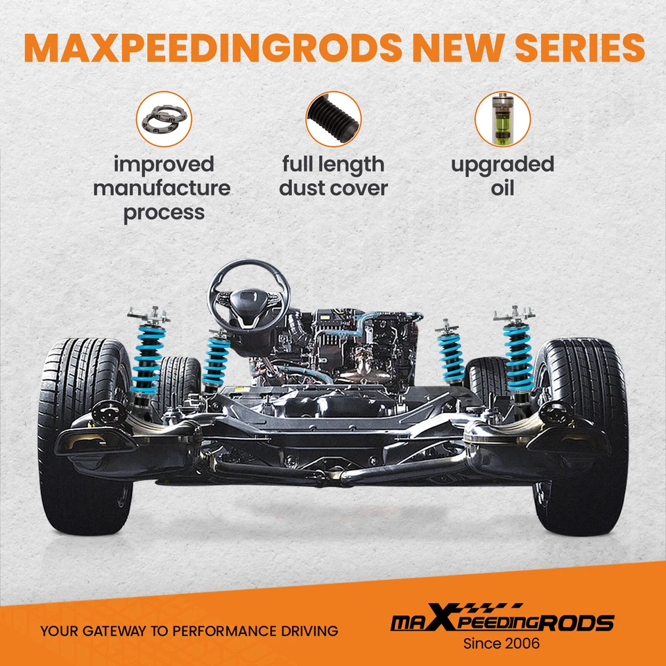 Kit Assetto a Ghiera Ammortizzatori for Subaru Impreza G3, GH, GR 2008-2014 - Immagine 3 di 4