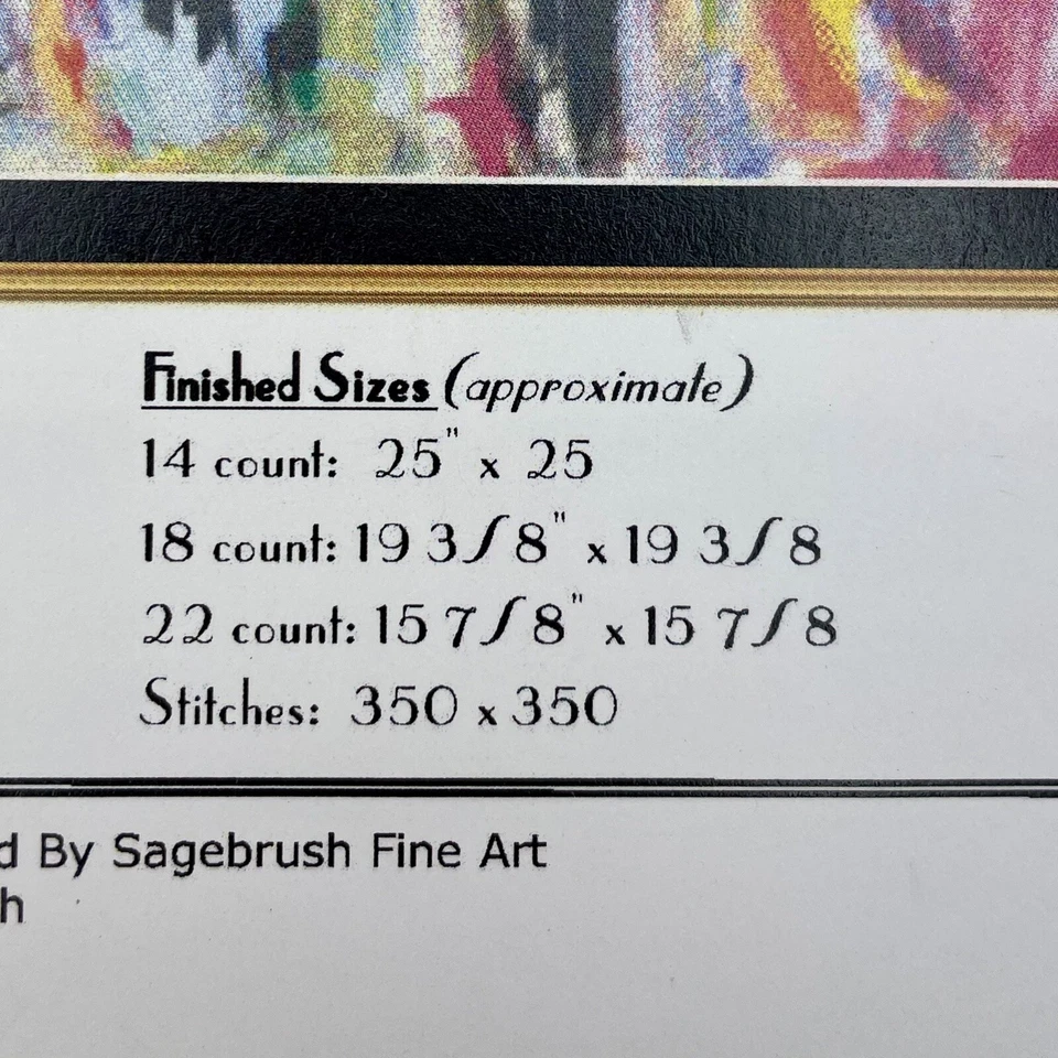 Raro Folleto Punto de Cruz Punto de Cruz Melissa Lyons COW Punto de Cruz Foto 3 de 4
