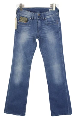 Diesel Ronhar 008xu_Stretch Jeans Damen W26/L32 Distressed Whiskers Zip Fly - Bild 1 von 4
