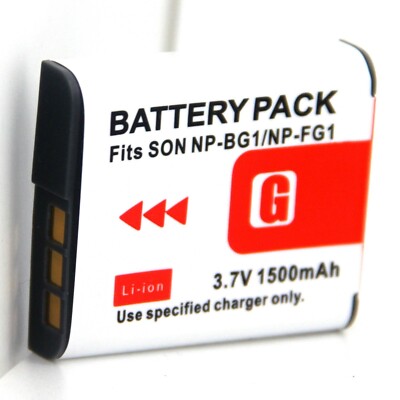 Battery For Sony DSC-W120 DSC-W125 DSC-W130 DSC-W150 DSC-W170 DSC