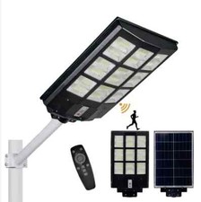 LAMPIONE STRADALE LED 2000W CON PANNELLO SOLARE Telecomando CREPUSCOLARE