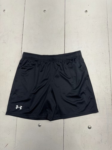 Under Armour Black Athletic Mesh Tech Woven Shorts Boys Size XL