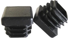 10 Pack 1/2 Inch Square Tubing Plastic Plug Cap Cover Tube Insert Plugs