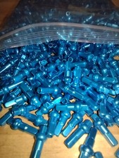 16mm DSN TEAL AQUA  Alloy Double Square spoke nipple (2.0mm) Custom amounts I9