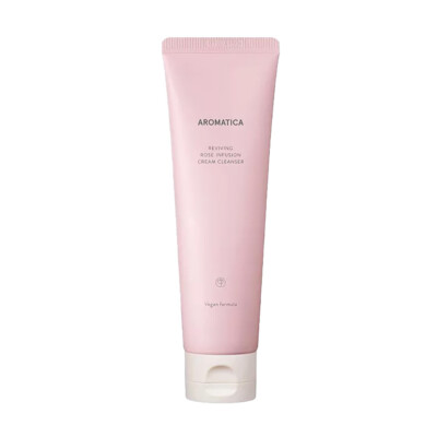 [AROMATICA] Reviving Rose Infusion Cream Cleanser - 145g / Free Gift