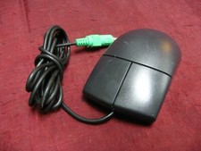 Vintage IBM black ball ps2 wired Mouse MU29J Black - Tested Working