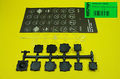 Cockpit - Instrumente Oldtimer 1:4 Nr.: X3435 von Günther Modellsport