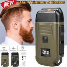 Men's USB Electric Shaver Trimmer Razor Rechargeable Hair Beard Shaving Machine