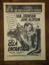 High Barbaree, June Allyson,  Great Pressbook #774