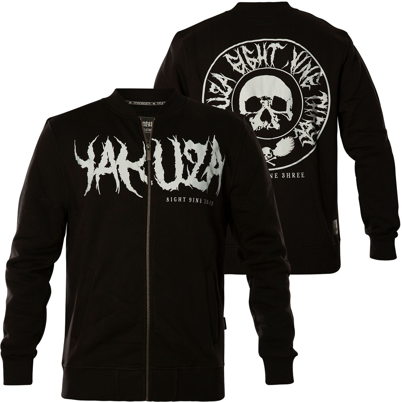 Классическая спортивная куртка YAKUZA Jacke Tweak ZB-23022 Schwarz Jacken