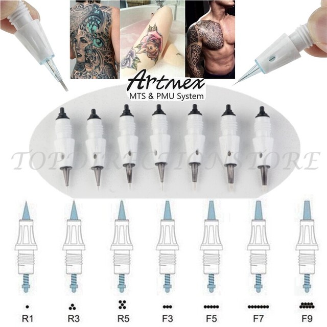 PMU Tattoo Needle Cartridges For Permanent Makeup Machine Artmex V8 V6