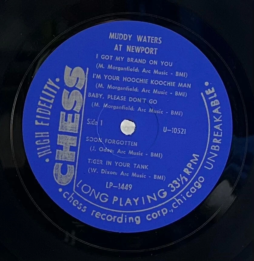 LP: Muddy Waters – Muddy Waters At Newport 1960, Chess, Mono, 1960, Chicago Blue - Image 3 of 4