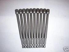 10 6" MAGNETIC NUT SETTERS RAPID LOAD HEX SHANK 5/16"