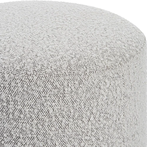 Uttermost Avila Light Gray Ottoman - Picture 3 of 3