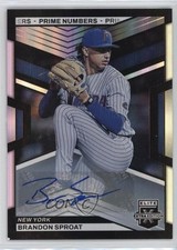 2023 Elite Extra Edition Prime Numbers A Signatures Brandon Sproat Auto 1d0h