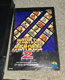 World Heroes 2 SNK Neo Geo AES Japan game Complete in Box CIB Tested