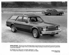 1979 Dodge Aspen Rt And Sport Wagon Press Photo 0176