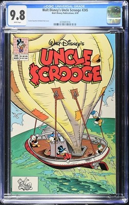   Walt Disney's Uncle Scrooge #244 CGC 9.8 1990 3rd Disney Publication Comic
