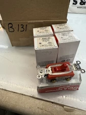 Pass & Seymour Legrand PS20AC1-RED Single Pole Switch (Lot Of 5)