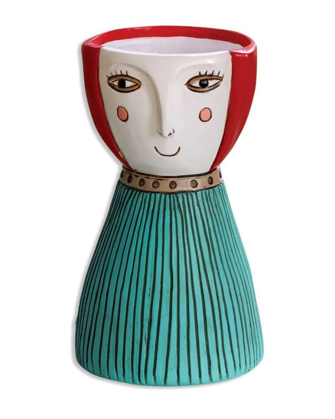 Lady Red Planter Vase