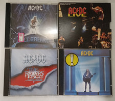 LOTTO 4x AC/DC - Ballbreaker Who made who Live The razors edge CD