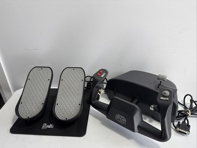 CH Products flight sim Yoke & Pedals Flight Simulator Controller -