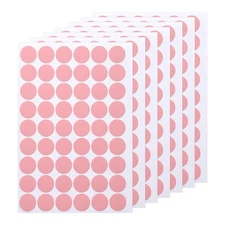 7 PCS Self-Adhesive Screw Hole Sticker 0.83" Pink Screw Hole Cover