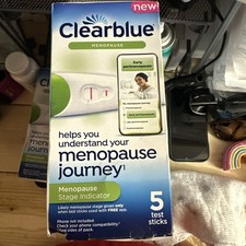 Clearblue Menopause Stage Indicator - 5 Test Sticks Exp 2026 New