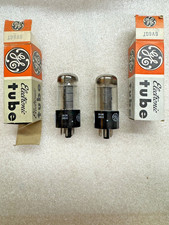 NOS NIB GE 6V6GT Tube Black Plate Pair