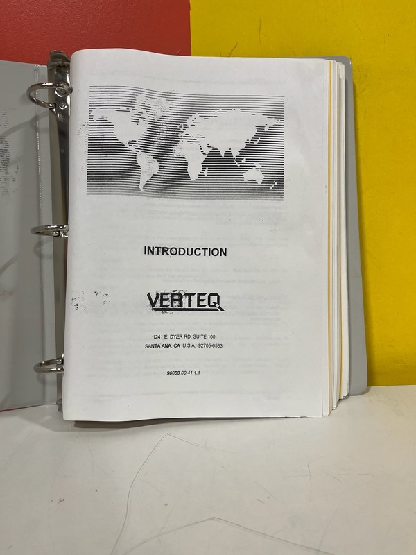 Verteq 48051 ST600-41L System Operations Manual