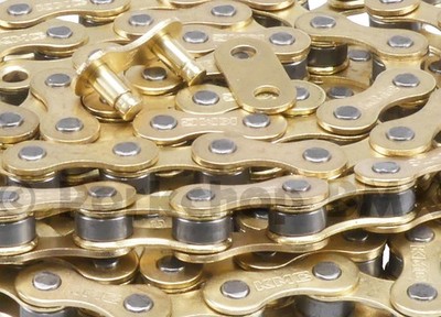 KMC BMX Bicycle Chain S1 (formerly) Z410 1/2'' x 1/8'' x 112L  - GOLD