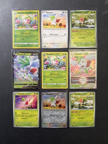 9 Shaymin V VSTAR Pokemon Card Holo Reverse Rare SWSH Ultra Rare A1