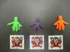 Set of 3 Super7 Keishi Universal Monsters Dracula Figures & Stickers