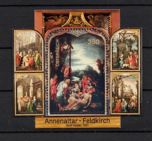 2025 Österreich Annenaltar St. Nikolaus Dom Feldkirch Wolf Huber 1521 Block 155