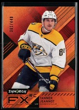 2021-22 Upper Deck Synergy FX Rookies Orange #FXR-TJ Tanner Jeannot RC 361/449